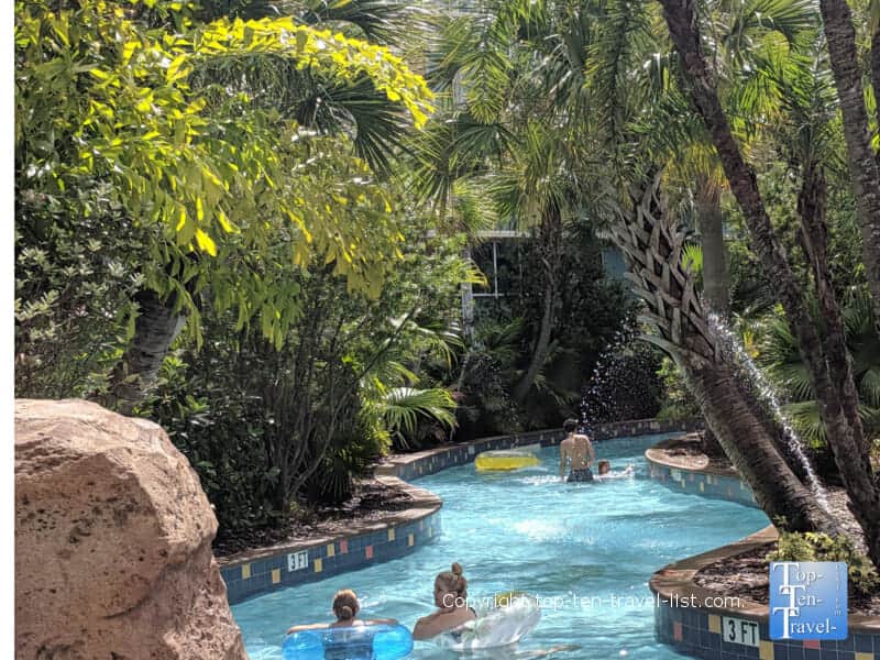 Lazy river at Cabana Bay Universal Studios Orlando