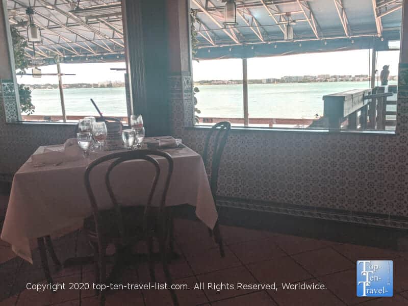 Scenic dining at Columbia Sand Key