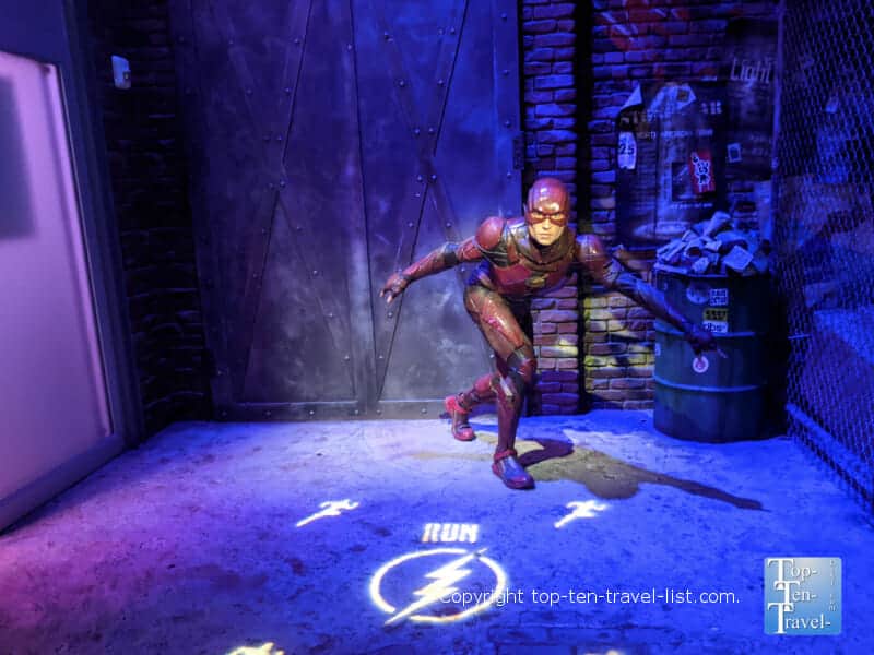 Superhero wax figure at Madame Tussauds in Orlando, Florida 