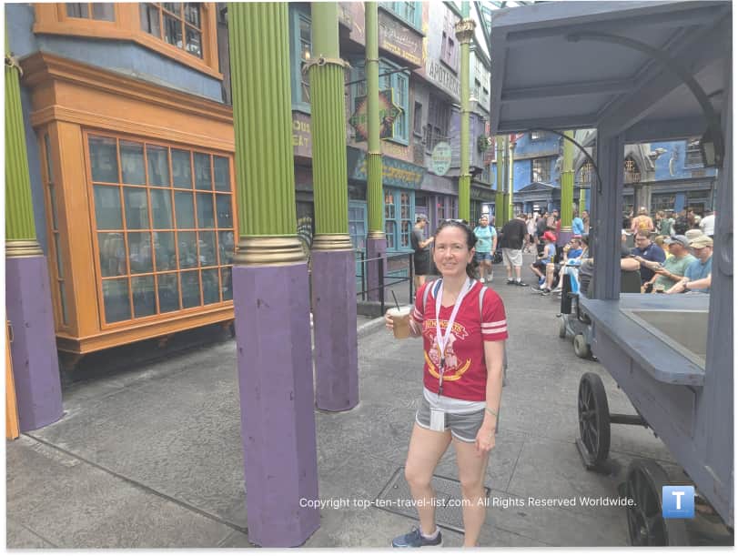 Butterbeer at Diagon Alley at Universal