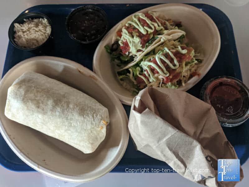 Delicious Mexican food at Jake's Coastal Cantina in Indian Rocks Beach, Florida 