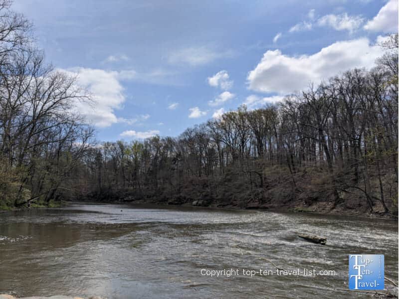 Beautiful Neshaminy Creek in Tyler State Park in Bucks County, Pennsylvania