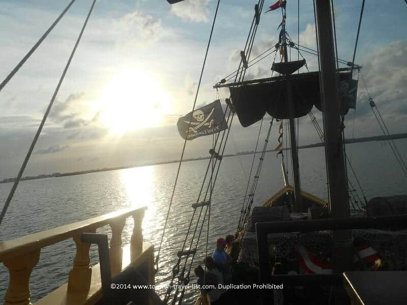 Pirate cruise at St. Johns Boardwalk in Madeira Beach, Florida 