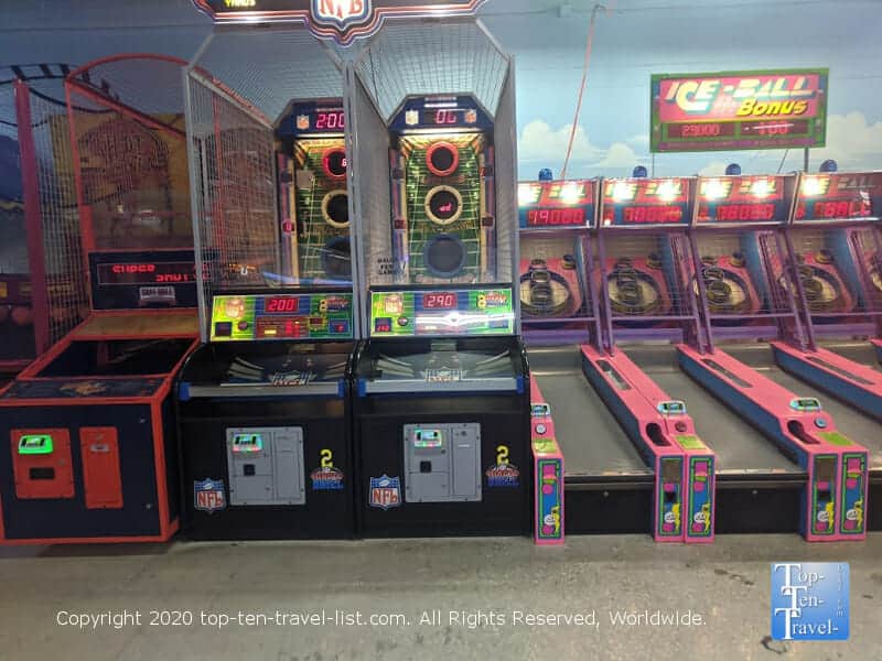 Games at Treasure Island Family Fun Center 