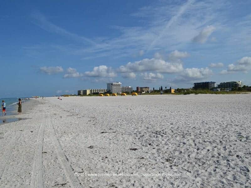 Treasure Island beach on Florida's Gulf Coast 