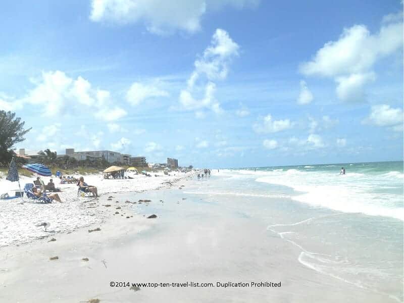 Low key day at Indian Rocks Beach on Florida's Gulf Coast