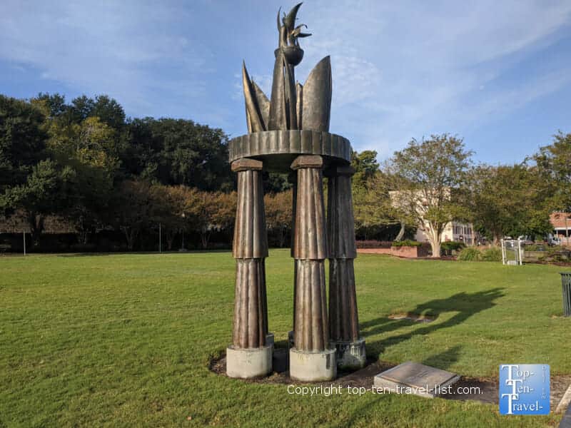 1996 Olympic memorial in Savannah, Georgia 