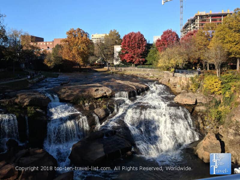 Autumn in downtown Greenville, South Carolina 