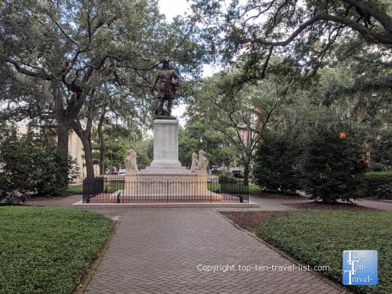 Chippewa Square in Savannah, Georgia