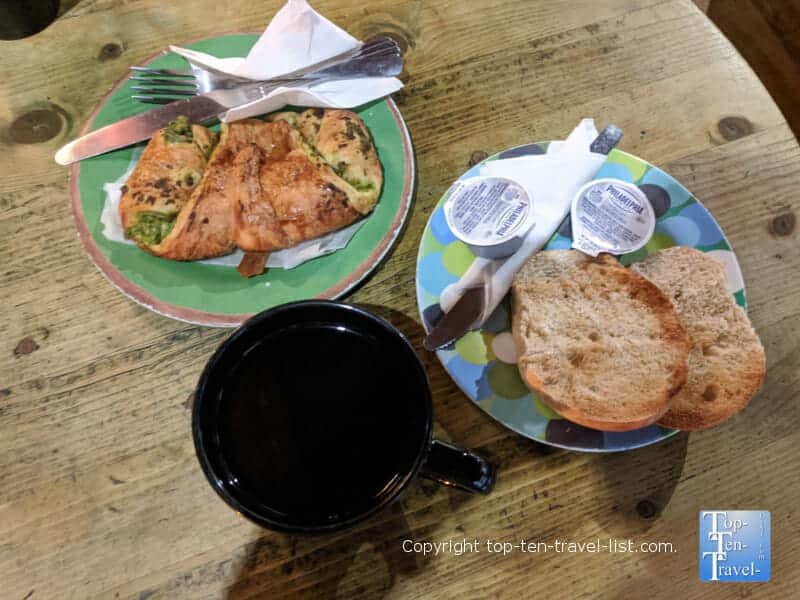 Pastries at Gallery Espresso coffeeshop in Savannah