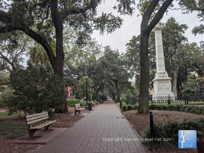 Monterey Square in Savannah