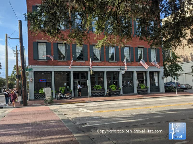 The haunted East Bay Inn in Savannah, Georgia 