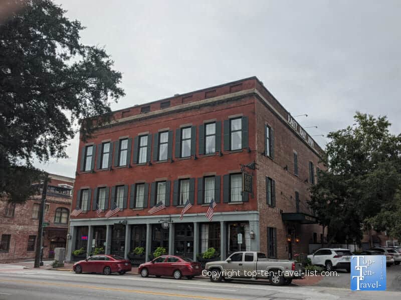 The historic East Bay Inn in Savannah, Georgia