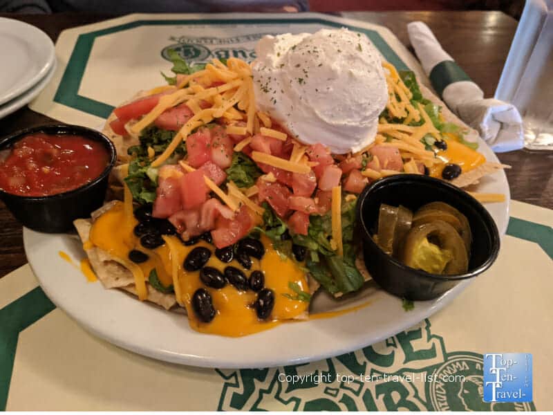 Nachos at Six Pence in Savannah