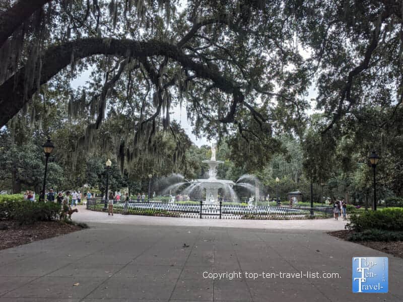 Forsyth Fountain in Savannah
