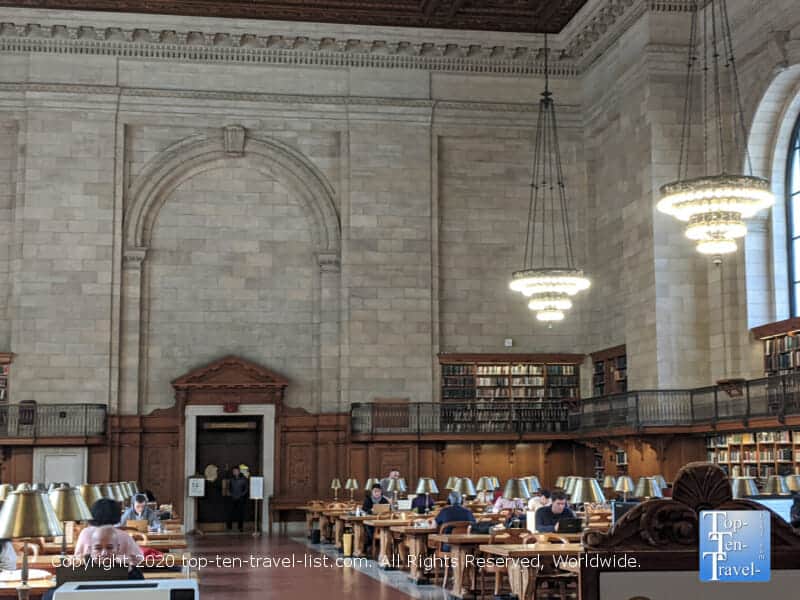 Ghostbusters filming location - the Reading Room in the NY Public Library