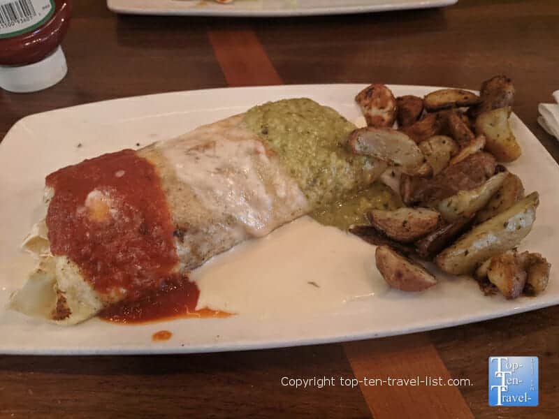 Burrito at Clear Sky Cafe in Clearwater Beach, FL