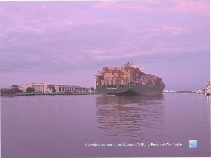 Purple sunset in Savannah