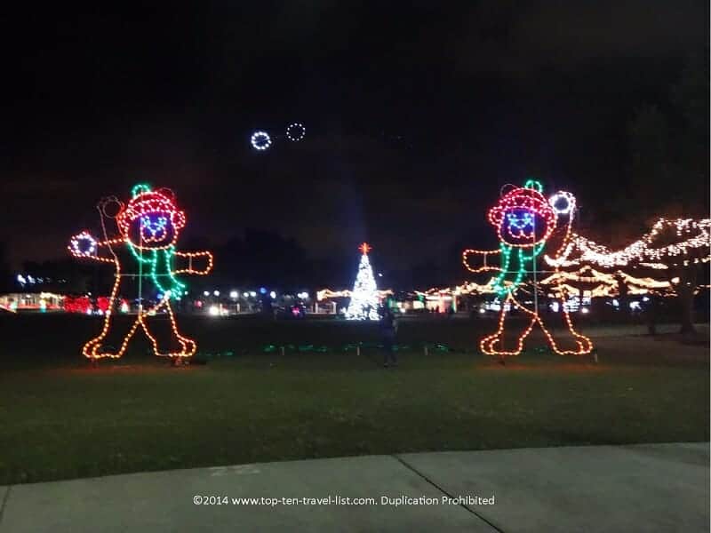 Gingerbread display at Largo Central Park 