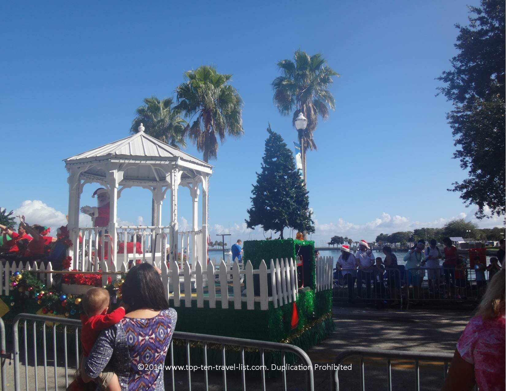 St. Petersburg waterfront Christmas parade 