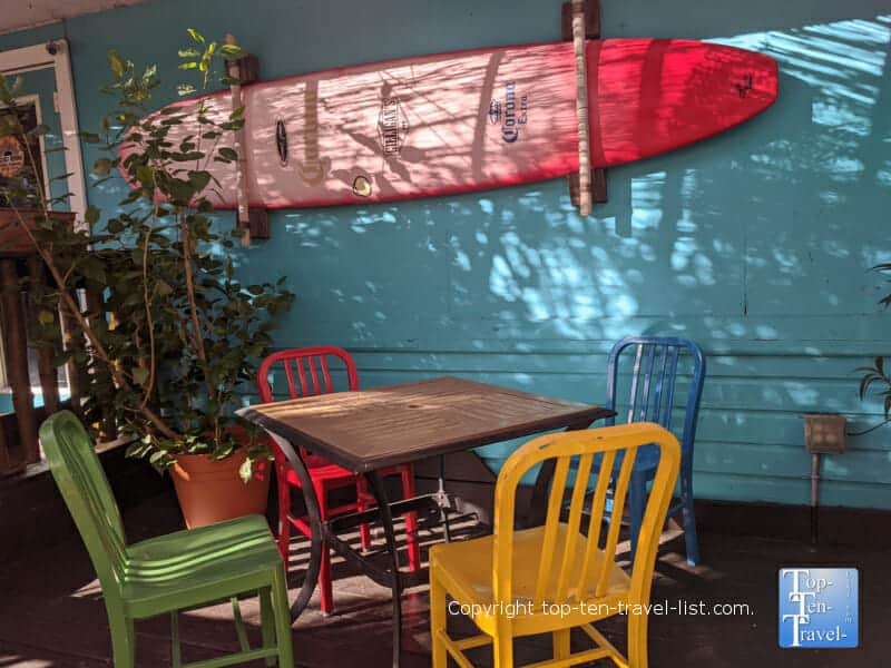 Colorful vibe at Mojo Risin in Siesta Key 