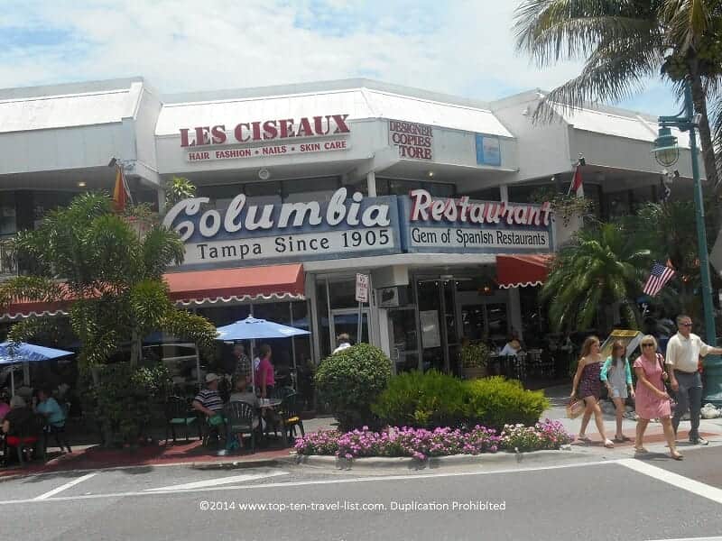 Columbia restaurant in St. Armand's Circle in Sarasota, Florida 