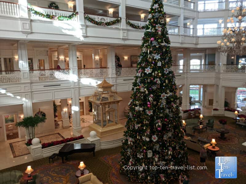 Christmas tree at Disney's Grand Floridian resort
