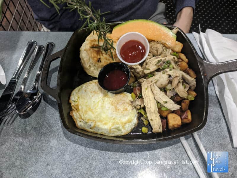 Chicken Hash at Hash House a Go Go in Orlando, Florida