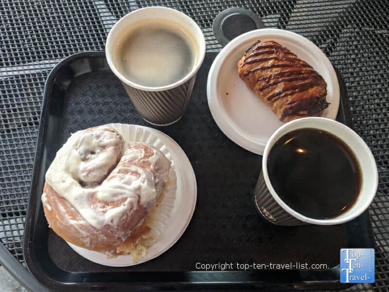 Coffee and pastries at Tony's in Naples