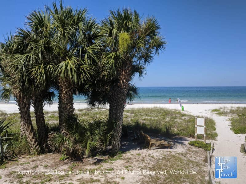 Peaceful Indian Rocks Beach on Florida's Gulf Coast 