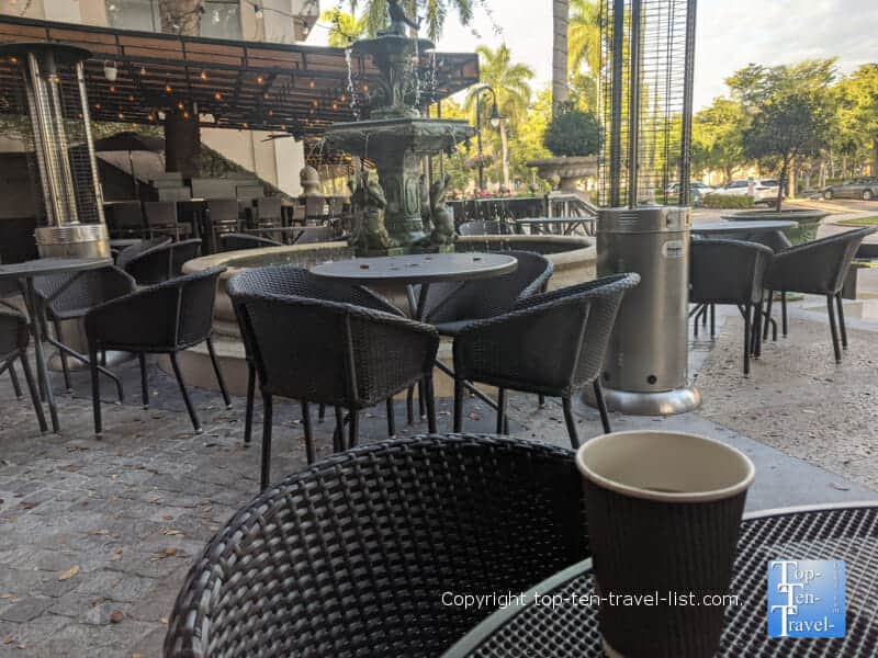 Patio at Tony's in Naples