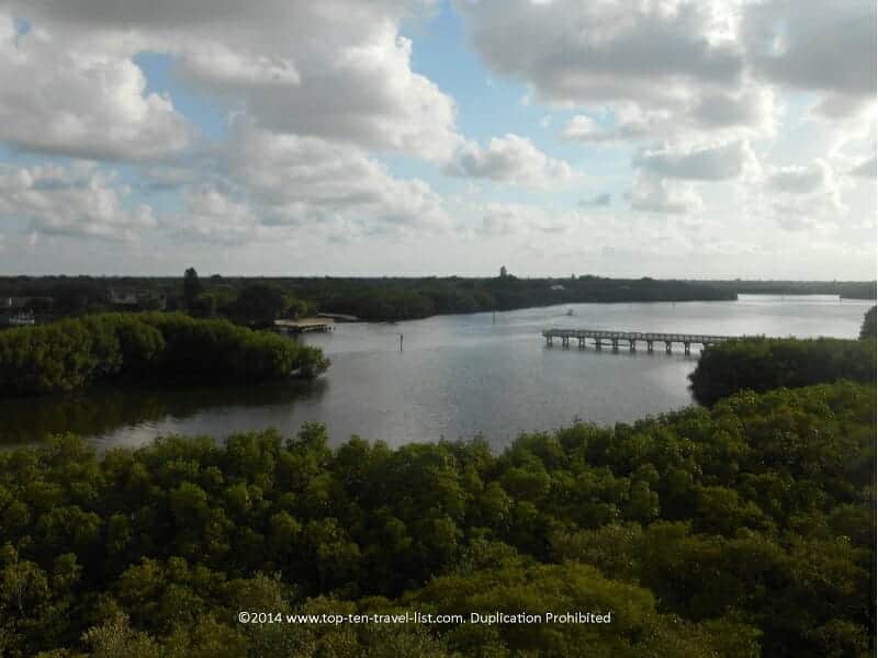 Views of Tampa Bay from Weedon Island Preserve in St. Petersburg, FL