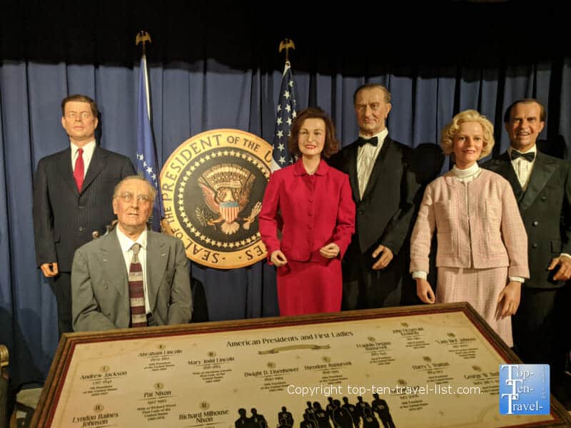 American Presidents at Potter's Wax Museum in St. Augustine