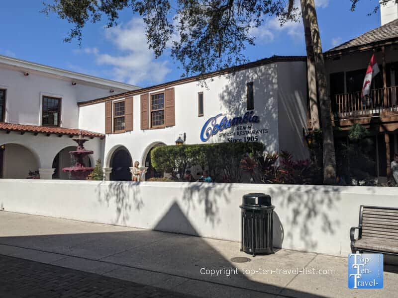 Columbia restaurant in historic St. Augustine, Florida