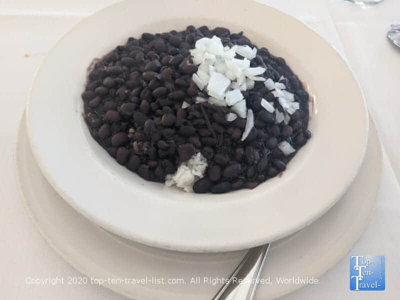 Cuban Black Beans at Columbia Restaurant in Tampa