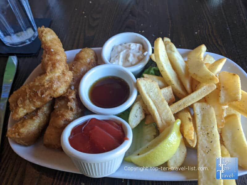 Fish and chips at Irish 31 in Wesley Chapel, Florida