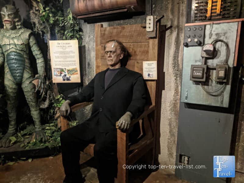 Frankenstein wax figure in St. Augustine