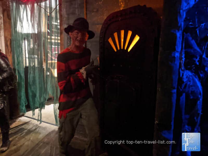 Freddy Krueger wax figure in St. Augustine