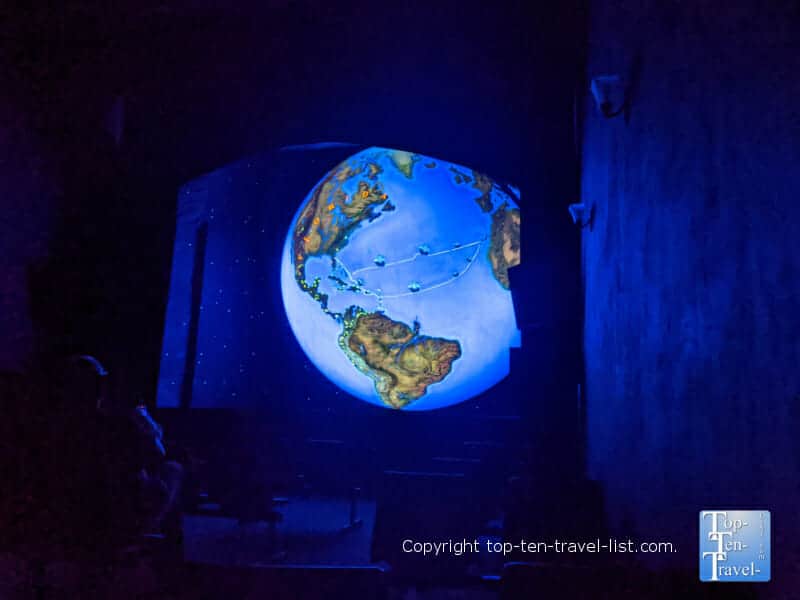 Discover Globe show at the Fountain of Youth Park in St. Augustine, Florida