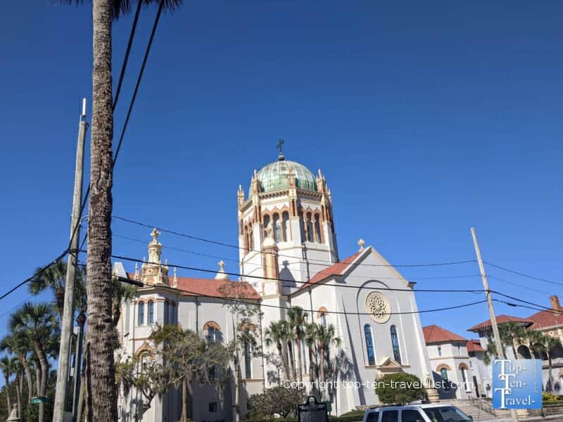 Flagler Memorial Presbysterian Church in historic St. Augustine, Florida