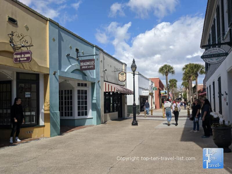 St. George Street in St. Augustine, Florida