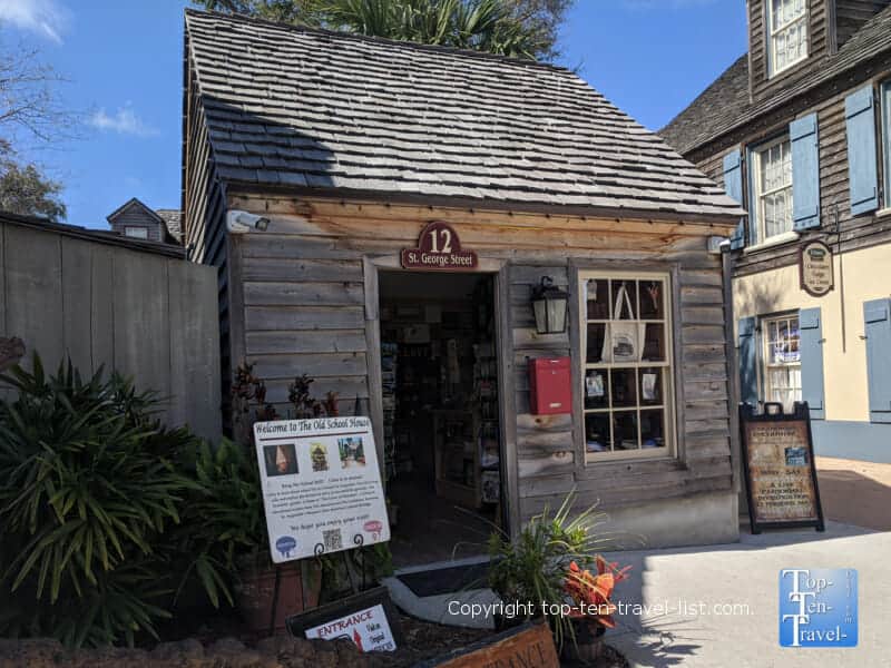 The oldest wooden schoolhouse in St. Augustine, Florida