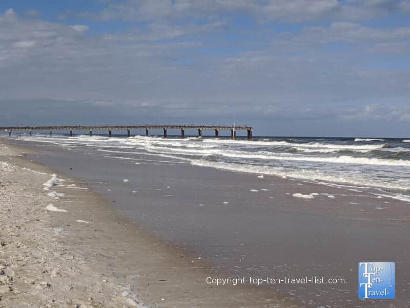 the pier at St. Augustine Beach