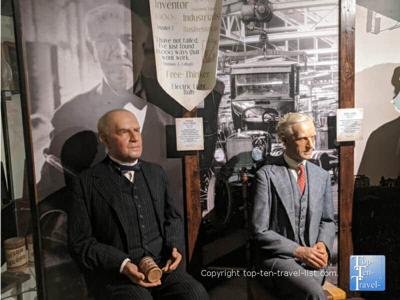 Thomas Edison wax figure in St. Augustine