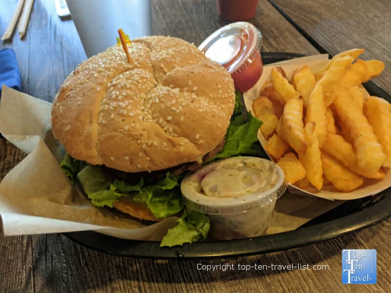 Vegan "Wowper" at Green Table Cafe in Palm Harbor, Florida