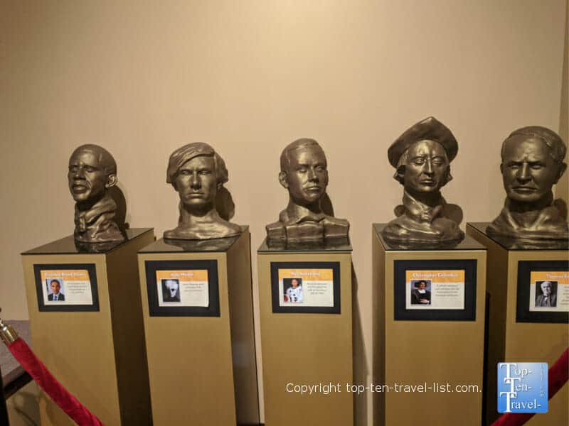 Bust of Obama at the World of Chocolate in Orlando, Florida