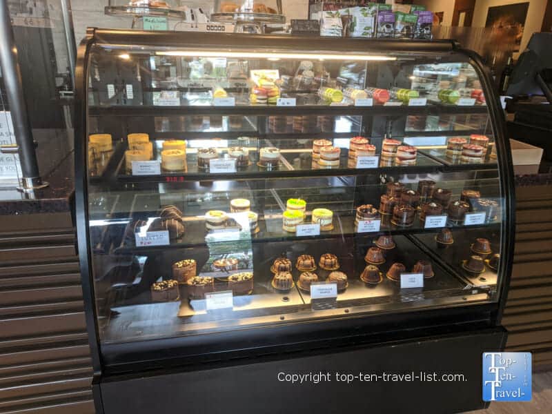 Desserts at the World of Chocolate in Orlando, Florida