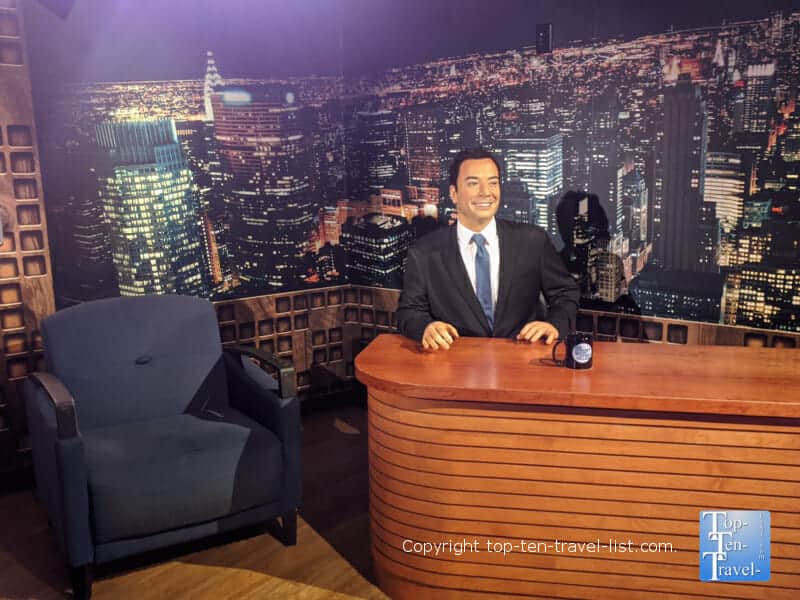 Jimmy Fallon at Madame Tussauds in Orlando