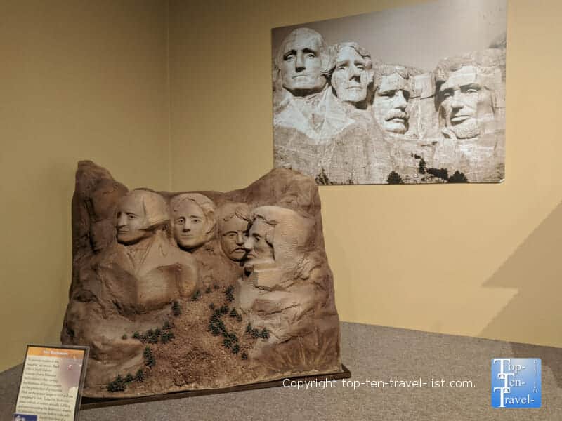 Mt Rushmore sculpture at the World of Chocolate in Orlando