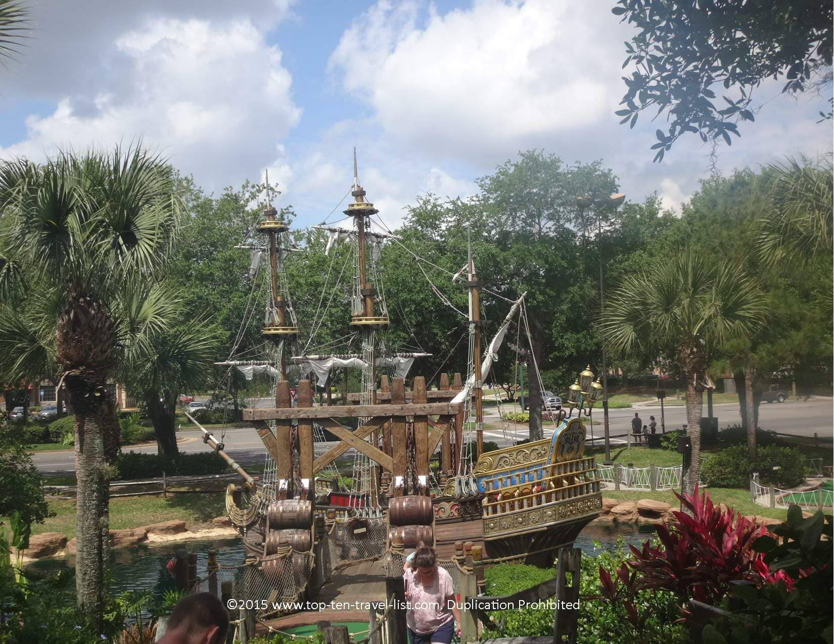 Pirate's Cove mini golf in Orlando